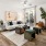 Open space living area with natural lighting