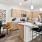 Well-lit kitchen with ample counter space