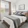 Bedroom with natural lighting and high ceilings