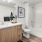 a large vanity in a bathroom