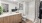 a large vanity in a bathroom